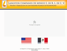 Tablet Screenshot of langstonbag.com.mx